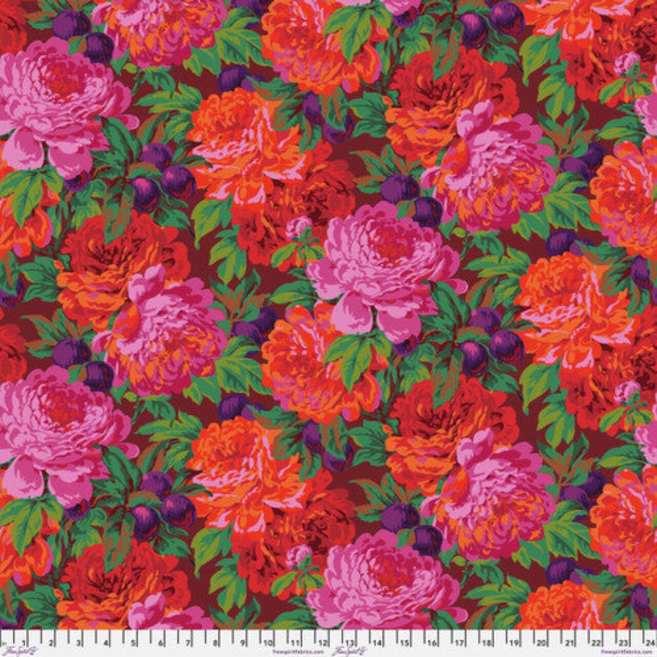 Fabric FreeSpirit Kaffe Collective Magenta Luscious by the Quarter Yard PWPJ011.MAGEN